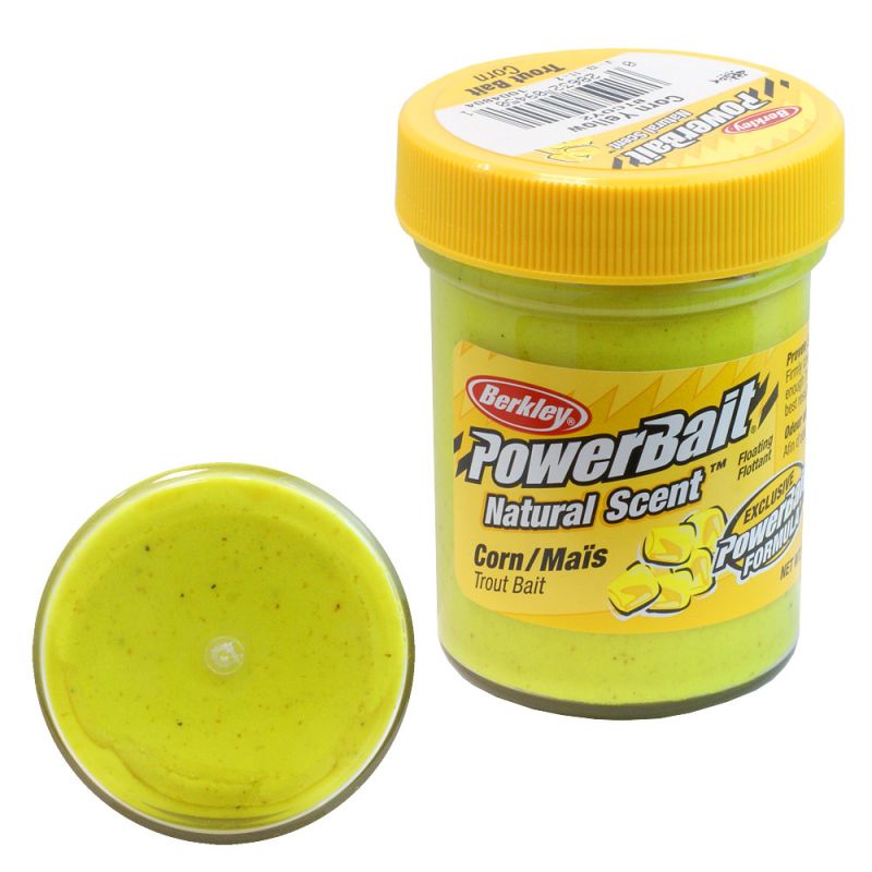 Berkley PowerBait Extra Scent Glitter Trout Bait Corn Glitter
