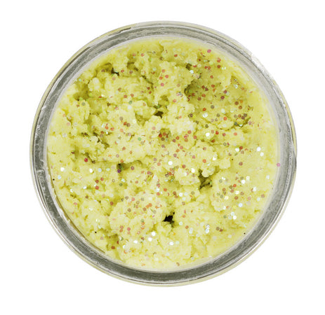Berkley PowerBait Extra Scent Glitter Trout Bait Garlic with Glitter Garlic