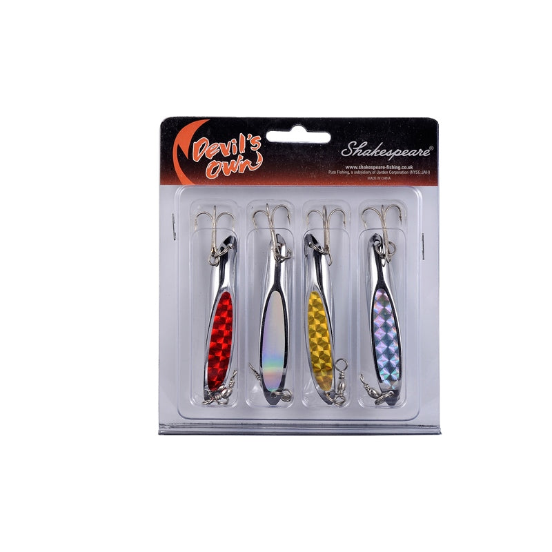 Shakespeare Devil Own 4pc Slither Lure Selection - 28gr