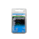 Shakespeare Oval 2 Cross Hole Large Clear 10pcs