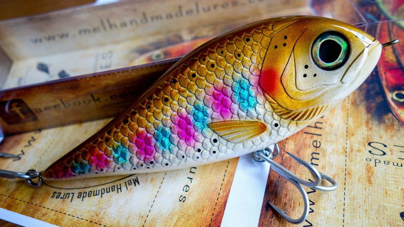 Mel Handmade Lures Piranha Rainbow Trout