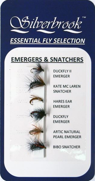 SILVERBROOK Fly Selection Emergers and Snatchers