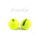 KNAPEK Tungsten Beads 3.5mm Fluo Yellow 10pcs