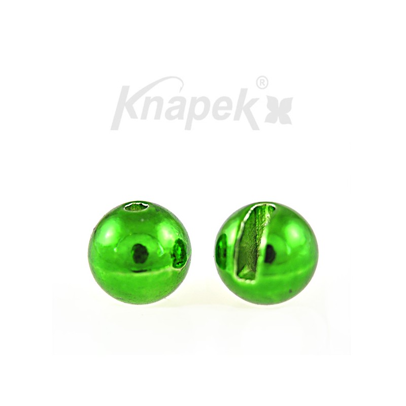 KNAPEK Tungsten Beads 4.6mm Green 10pcs