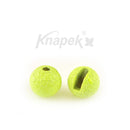 KNAPEK Tungsten Beads 2.4mm Chartreuse 10pcs