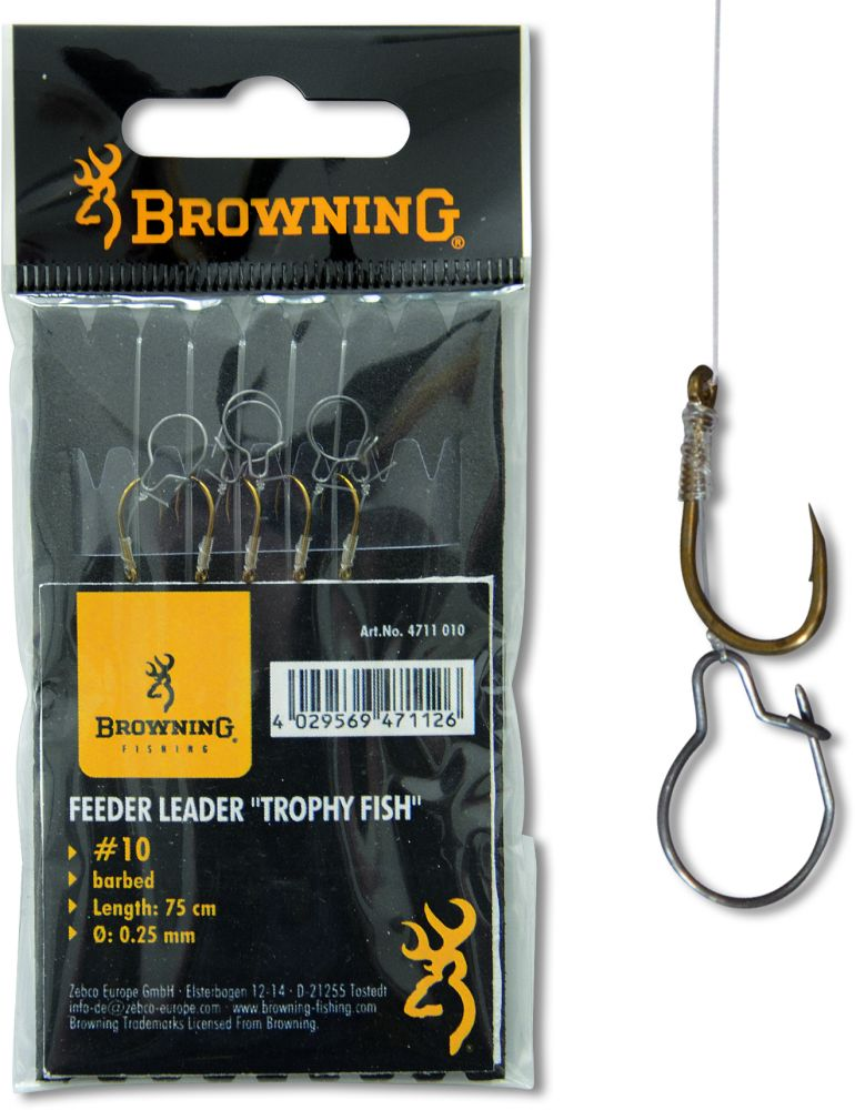 Browning Feeder Trophy Fish hook-to-nylon