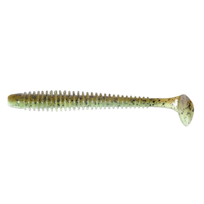 Keitech Swing Impact 2.5'' 401T Green Pumpkin Chartreuse 10pcs.