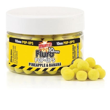 Dynamite Baits Pop Up Dumbels Pineapple and Banana 10mm