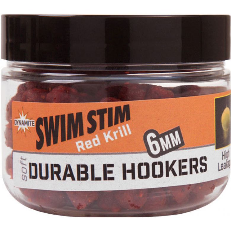 Dynamite Baits Swim Stim Durable Hookers Red Krill 6mm