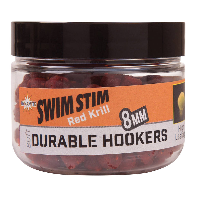 Dynamite Baits Swim Stim Durable Hookers Red Krill 8mm