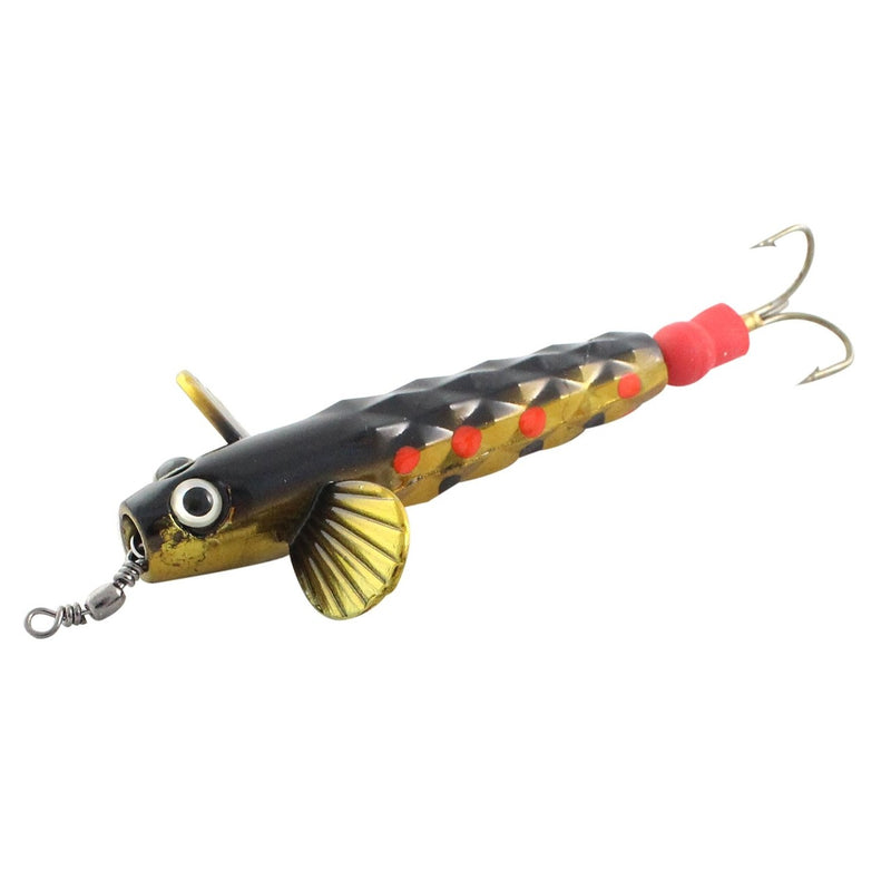 Allcock Metal Devon Minnow Black & Gold 1.5'' 12g