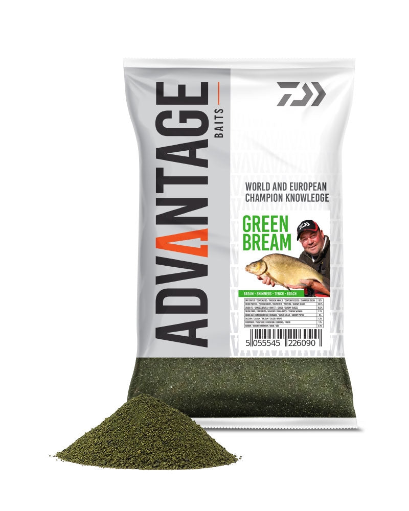 Daiwa Advantage Groundbait 1kg Green Bream