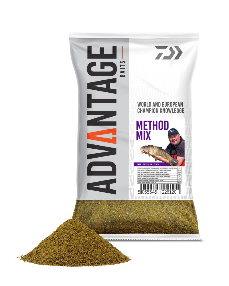 Daiwa Advantage Groundbait 1kg Method Mix