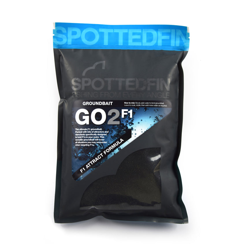 SpottedFin GO2 F1 Groundbait 900g - Dark