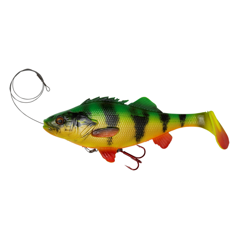 Savage Gear 4D Line Thru Perch Shad SS 20cm 100g Firetiger