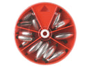 Kinetic Rubber Core Zinc Sinkers Assortment