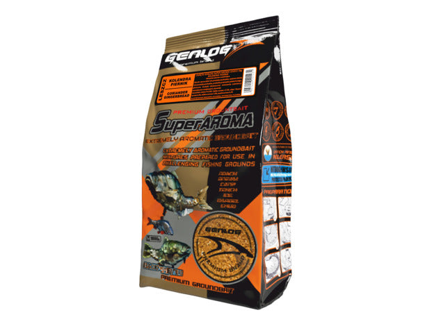 Genlog Groundbait Super Aroma 1kg Coriander Gingerbread ZGSAL09