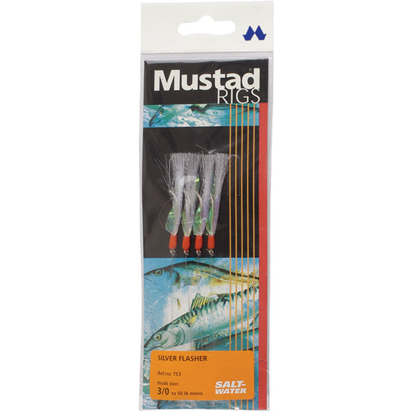 Mustad Silver flash rig Size 3/0