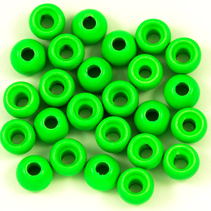 Turrall Brass Beads Fluo Green