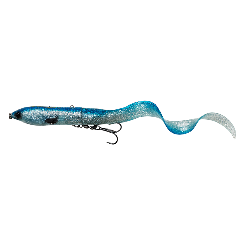 Savage Gear 3D Hard Eel 2+1 17cm 50g SS Blue Silver
