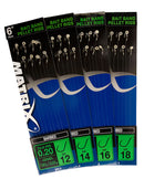 Matrix 6" Bait Band Pellet Rigs Barbed