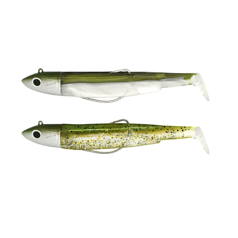 Fiiish Black Minnow 70 Double Combo Off Shore 6g Kaki + Kaki Paillete BM759