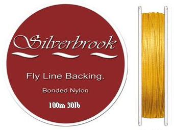 Silverbrook Salmon Backing Line 100m 30lb Hi-Vis Orange