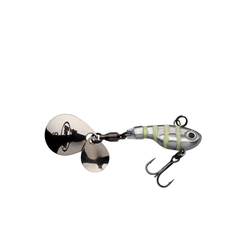 Berkley Pulse Spintail 5g Glow Silver Zebra