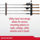 Berkley Twist Lock Utility 4 Rod Rack