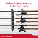 Berkley Horizontal Rod Rack For 6 Rods