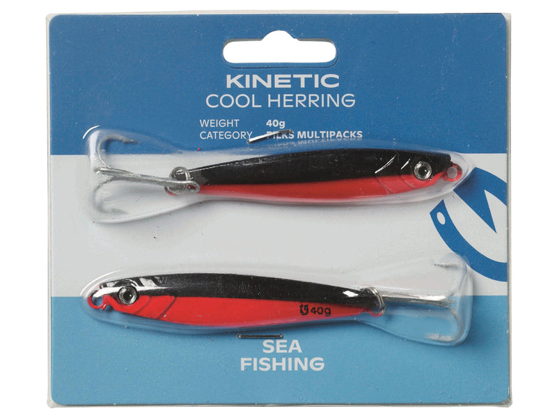 Kinetic Cool Herring 2pack 40g Black/Red