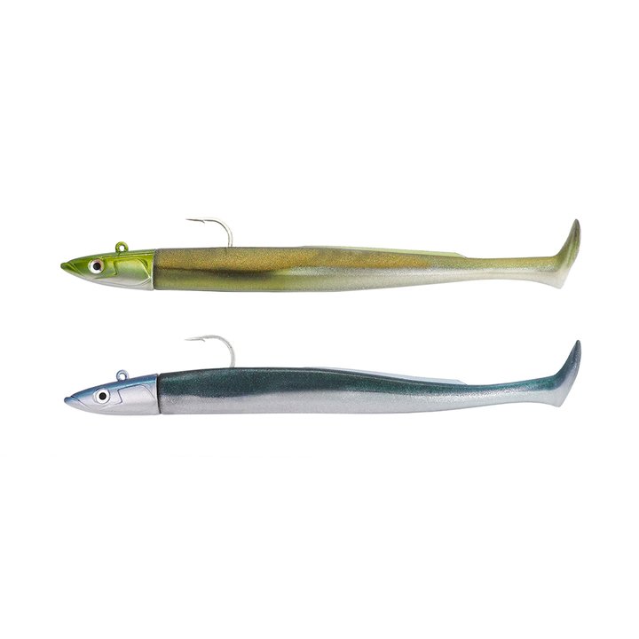 Fiiish Crazy Paddle Tail Double Combo Off Shore 20g Khaki - Pearly Blue CPT1226