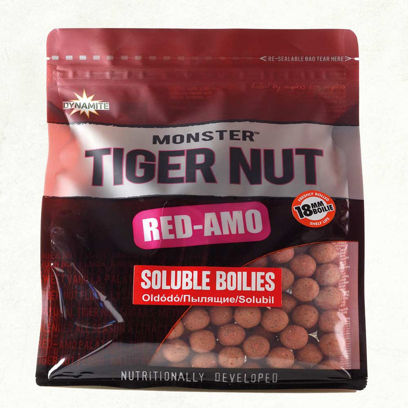 Dynamite Baits Monster Tiger Nut 18mm Red Amo Soluble Boilies 1kg