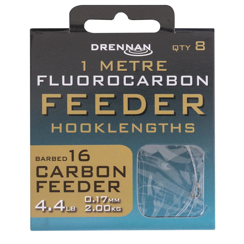 Drennan Fluorocarbon Feeder Hooklength Carbon Feeder