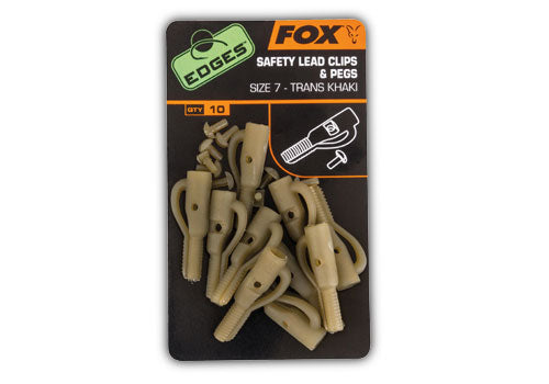 Fox Edges Safety Lead Clips & Pegs