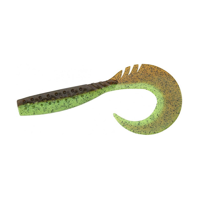 Frapp Funky Grub Pike Lure 25cm Col.26 Brown Green