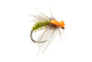 Fulling Mill Procters Spent Caddis Barbless Green Orange