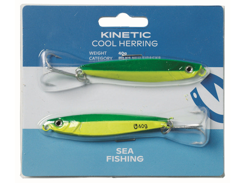 Kinetic Cool Herring 2pack 60g Green/Yellow