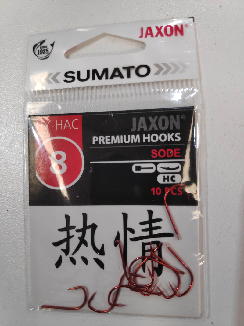 Jaxon Sumato Sode Hooks Red Spade