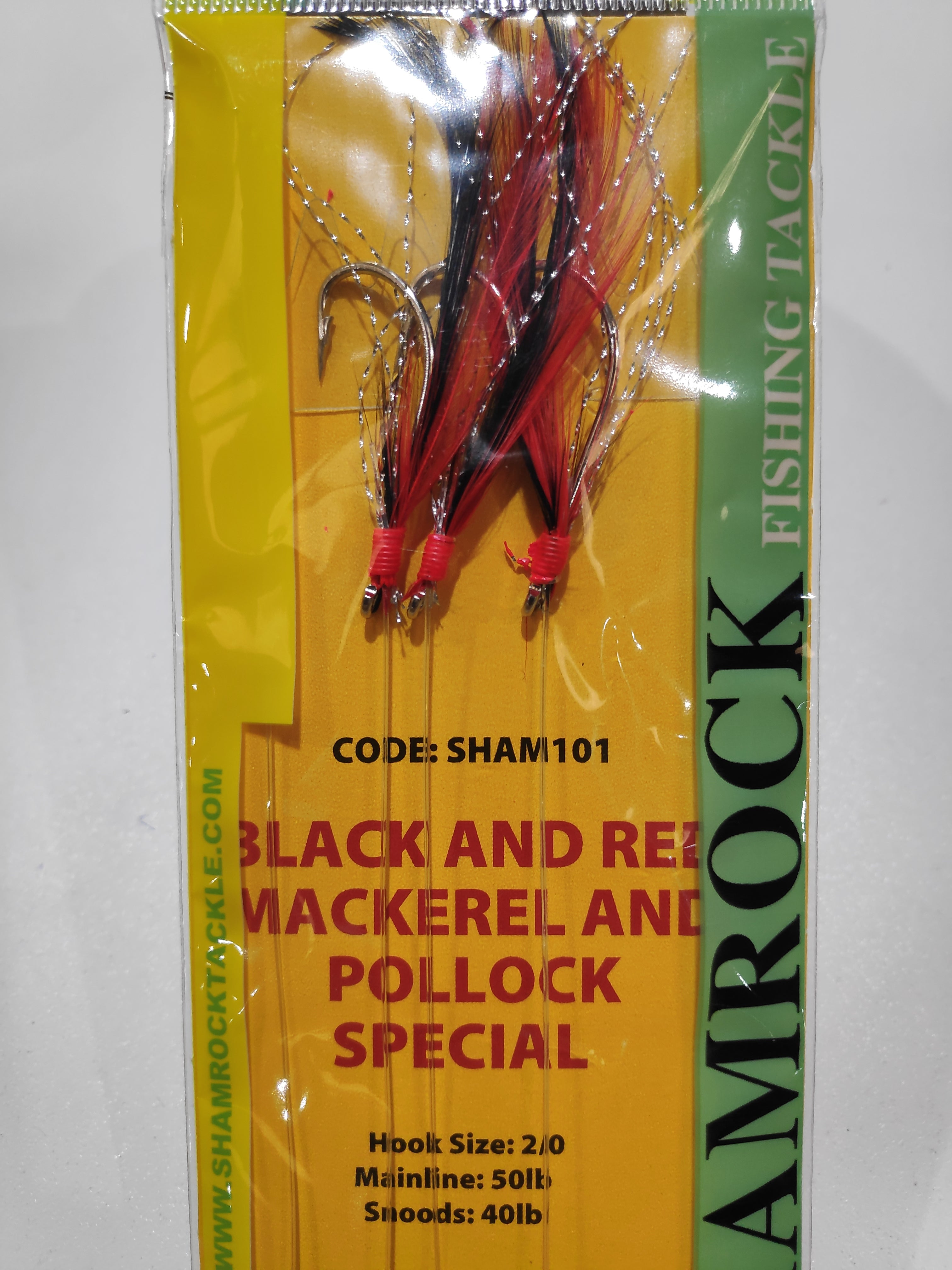 Shamrock Black & Red Special Rig – Sea Rig for Mackerel & Pollock