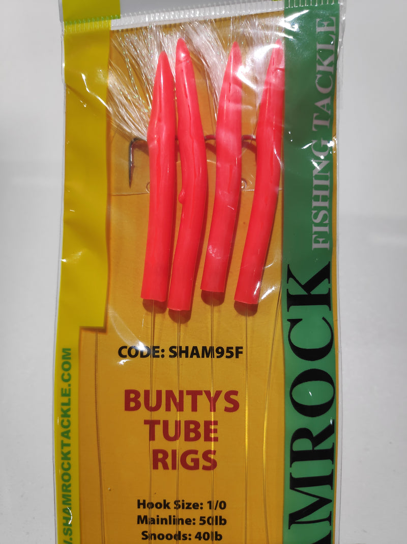 SHAMROCK Mackerel & Pollock Bunty tube rigs SHAM95F