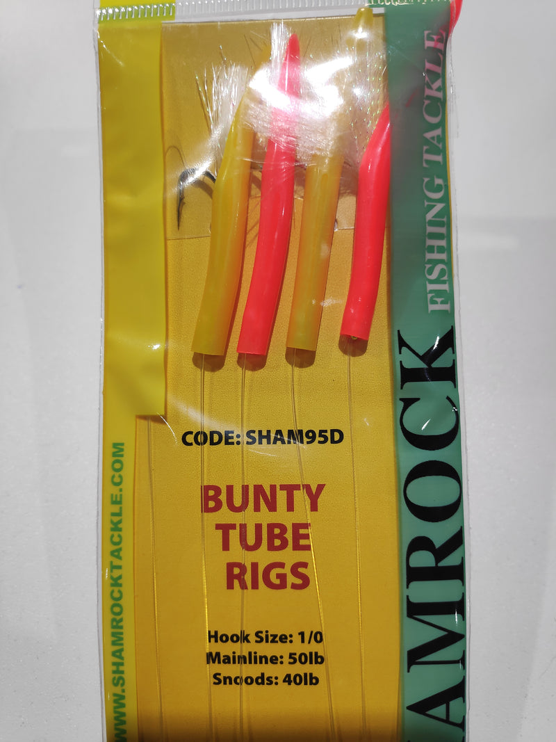 SHAMROCK Mackerel & Pollock Bunty tube rigs SHAM95D