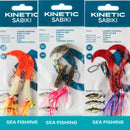 Kinetic Sabiki Loaded Shadtail Skirt UV 3/0