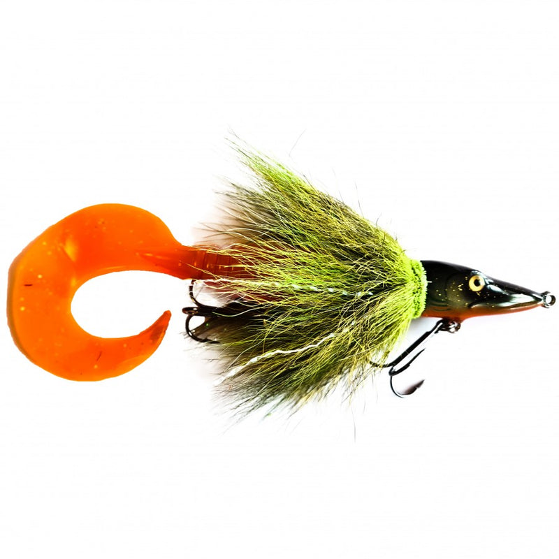 L.Corr Handmade Lures Disco Pike Junior 22cm 40g Green Orange