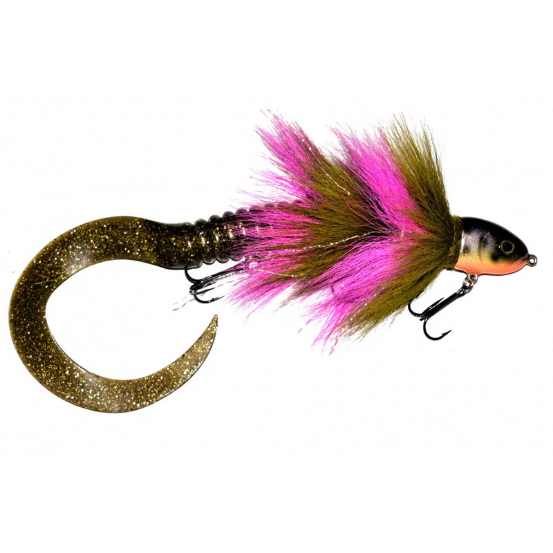 L.Corr Handmade Lures Disco Trout 80g H Olive Pink / Motor Oil