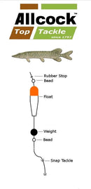 Allcock Pike Float Kit Size 4 Snap Tackle
