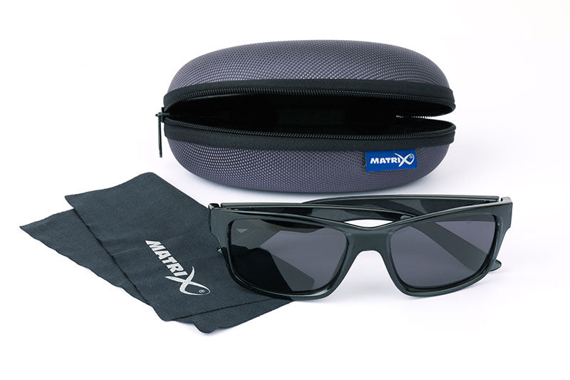 Matrix Sunglasses Casual Trans Black Grey Lense