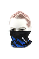 Okuma Neck Gaiter Motif Sun Face Shield