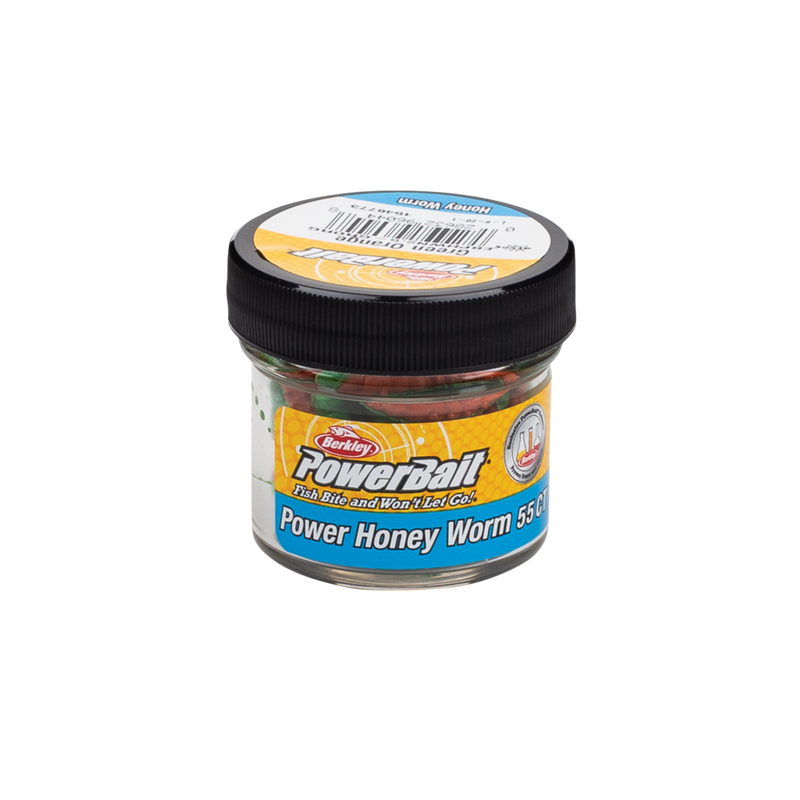 Berkley PowerBait Power Honey Worm Green Orange