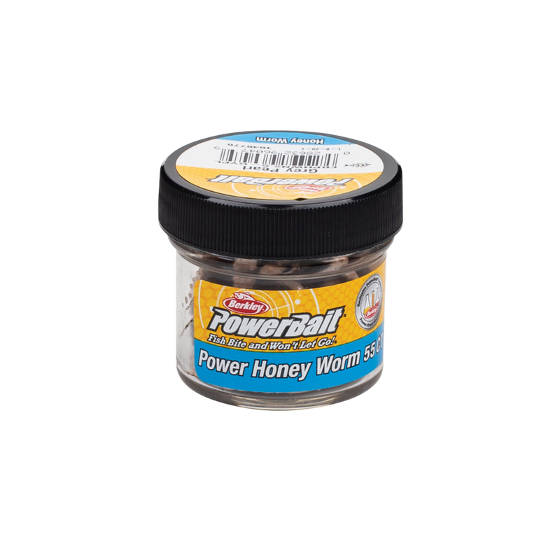 Berkley PowerBait Power Honey Worm Grey Pearl